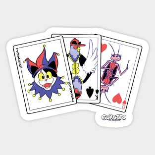 Card Trio - Hand Sticker